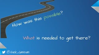 @Vivek_Ganesan
How was this possible?
What is needed to get there?
 