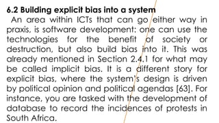 Understanding Developer Biases and the Social Impact of ICT in Peace ...