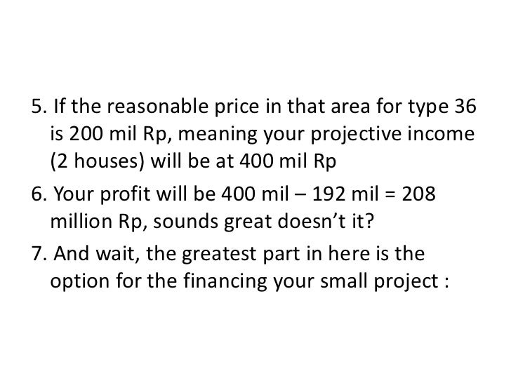 How to Real Estate Developer in Indonesia, without Big Money