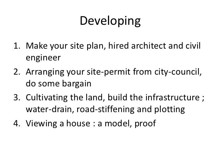 How to Real Estate Developer in Indonesia, without Big Money