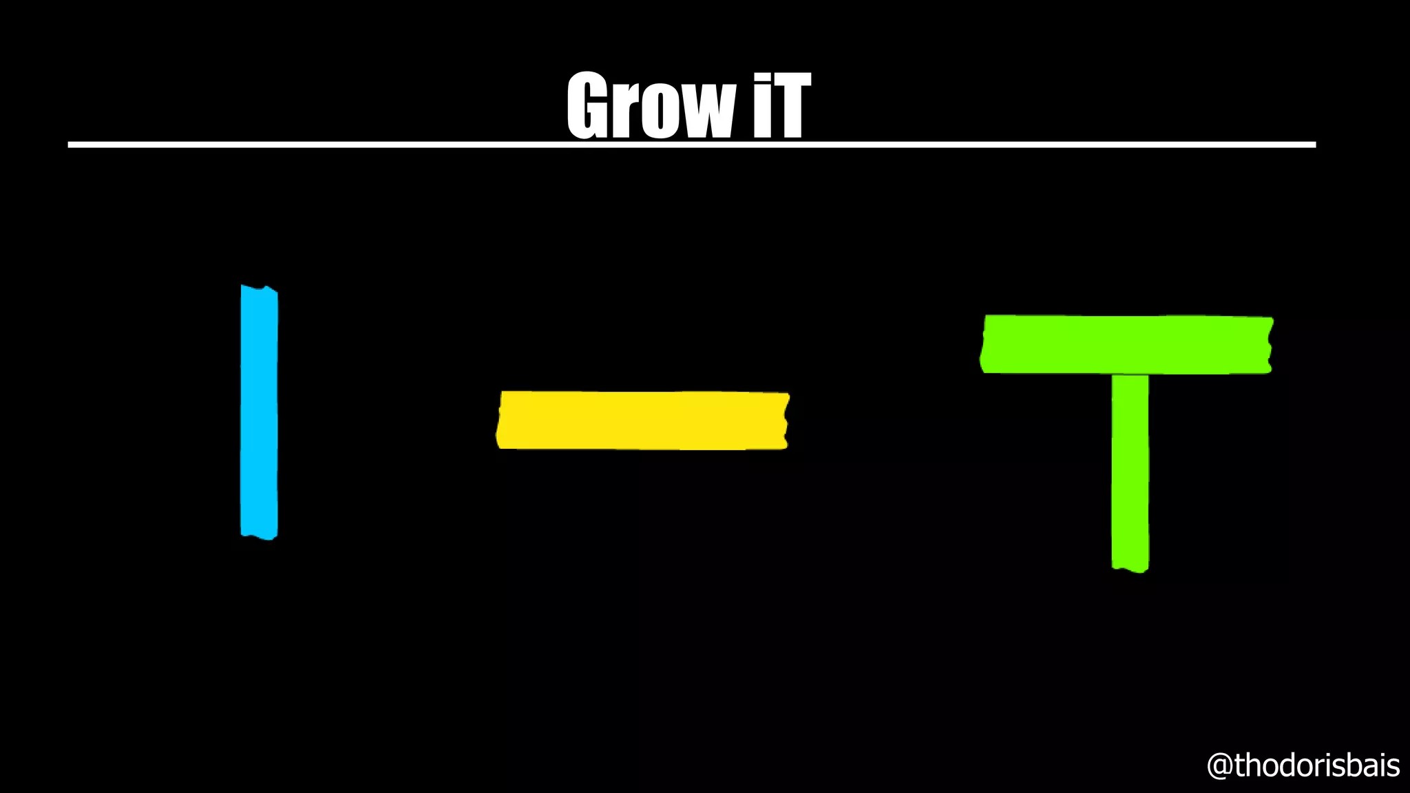 Grow iT
@thodorisbais
 