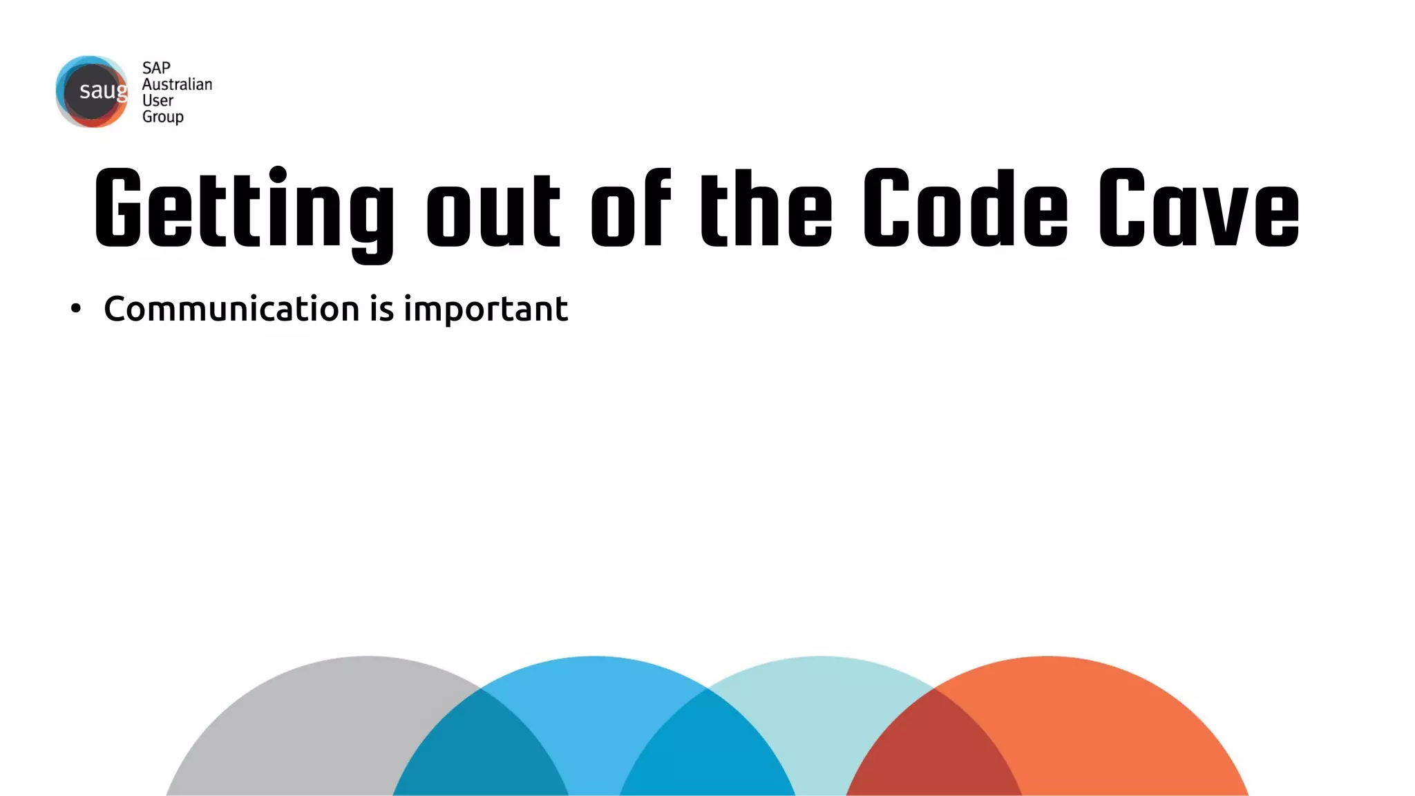 Personality 
● How are you wired? 
● Consider a profiling test for your team 
● Treat people as you would like to be treated 
● In essence communicate to their strengths 
● Lt Commander Data 
 