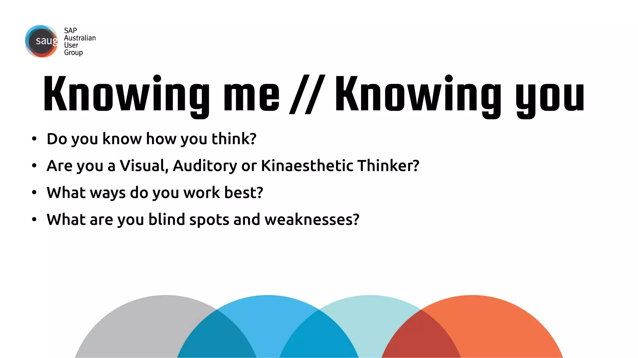 Cross Culture 
● Every communication is cross cultural 
● Watch out for jargon and insider acronyms 
● The sender is responsible for the receipt of the message 
● Some cultures just say 'Yes', so check they know what you are asking 
 