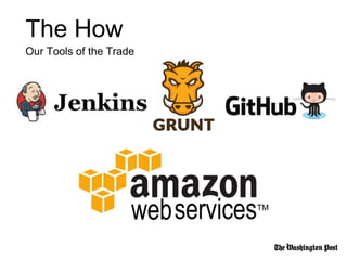 The How
Our Tools of the Trade
 