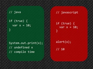 “ \t\r\n ” == 0		// true“” === “0”				// false
