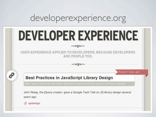 developerexperience.org
 