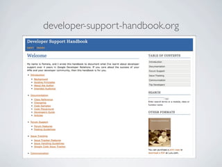 developer-support-handbook.org
 
