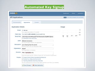 Automated Key Signup
 