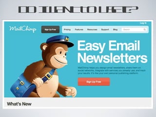 DO I WANT TO USE IT?
 