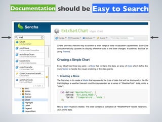 Documentation should be   Easy to Search
 