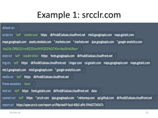 Example 1: srcclr.com
16-Feb-16 25
 