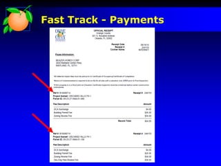 Fast Track - Payments
 