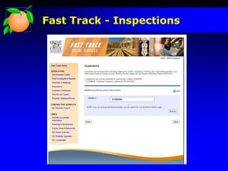 Fast Track - Inspections
 