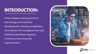 Tips to Become a Better Programmer and Software Developer in 2023! | PDF