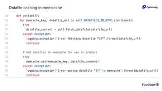 Datafile caching in memcache
 