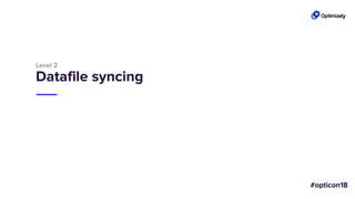 Level 2
Datafile syncing
 