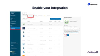 Enable your Integration
 