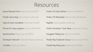 Developer Outreach for Firefox OS - Mozcamp India - 2014-06-22