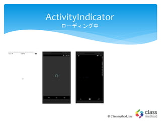 ActivityIndicator
ローディング中
© Classmethod, Inc
 