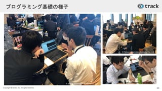 Copyright © Givery, Inc. All rights reserved.
プログラミング基礎の様子
69
© Saison Information Systems Co., Ltd.
© Saison Information Systems Co., Ltd.
© Saison Information Systems Co., Ltd.
 