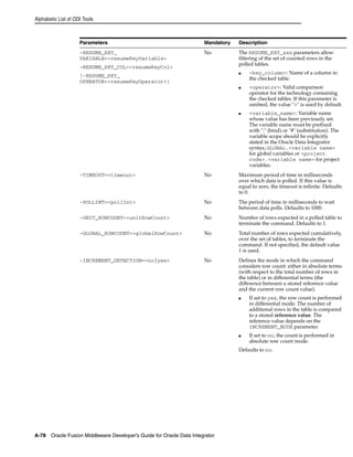 Developer’s guide for oracle data integrator