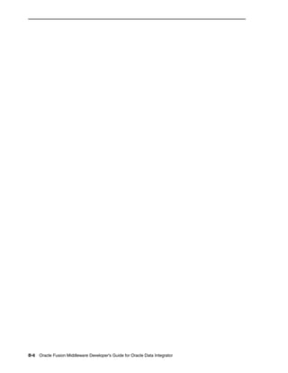 Developer’s guide for oracle data integrator