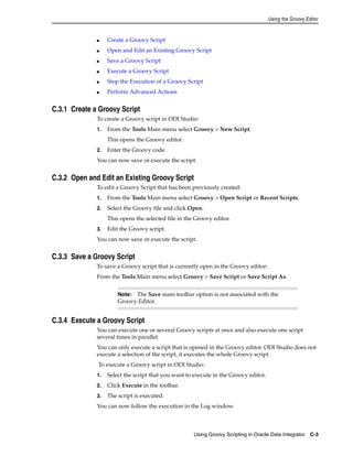 Developer’s guide for oracle data integrator