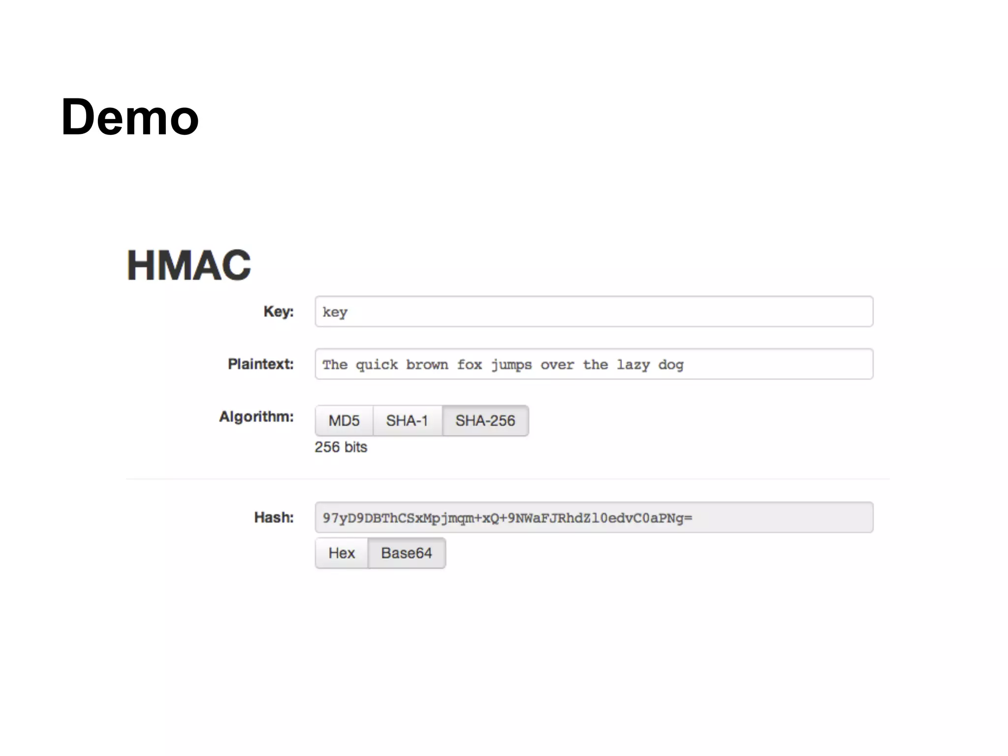Demo

 