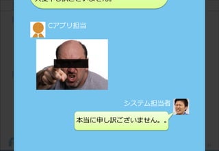 43(C) Recruit Technologies Co.,Ltd. All rights reserved.
当時のシステムで発生していた問題
問題1:
「高負荷にシステムが耐えられないため、
各アプリが好きな時間にプッシュ依頼できない。」
各アプリ担当者のプッシュ時間を調整する必要あった。
問題2:
「配信スピードが遅く、
カスタマーに届けたいメッセージが送れない。」
1000万件の配信に1週間を要した。
当時、樋口の仕事
大変申し訳ございません。
Cアプリ担当
システム担当者
本当に申し訳ございません。。
 