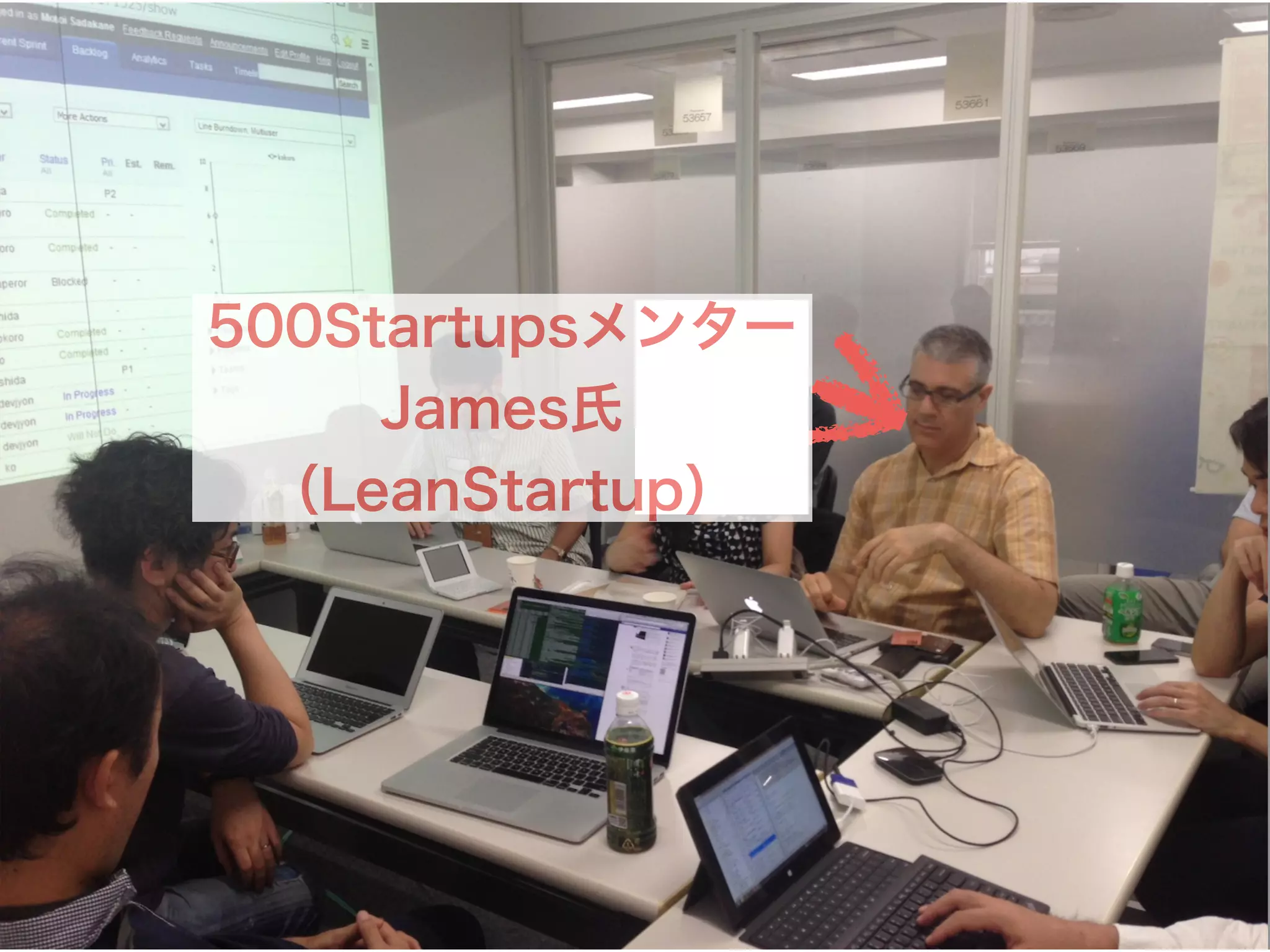 500Startupsメンター
James氏
（LeanStartup）
 