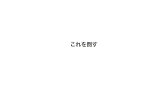 これを倒す
 