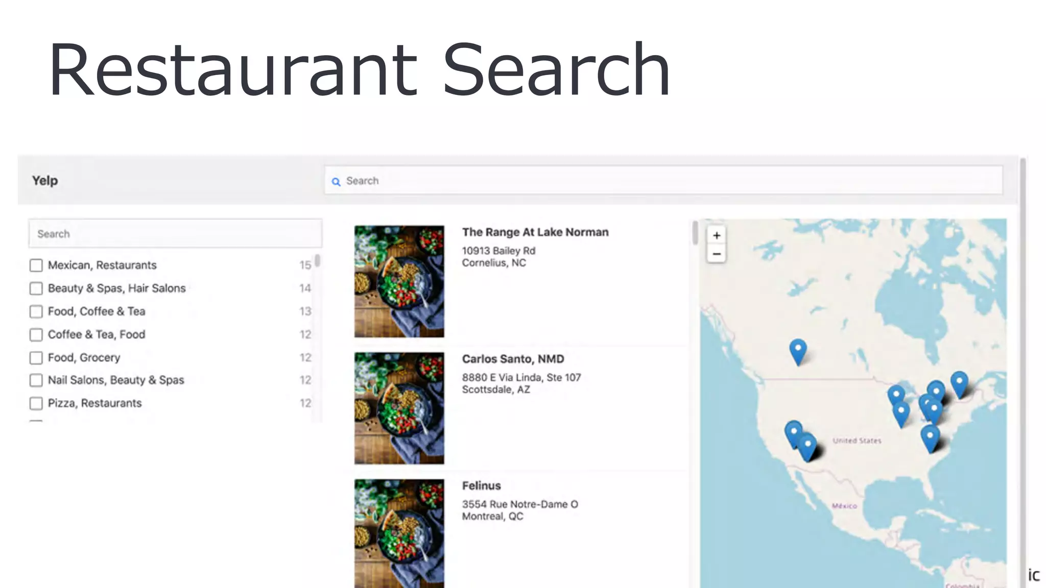 Restaurant Search
 