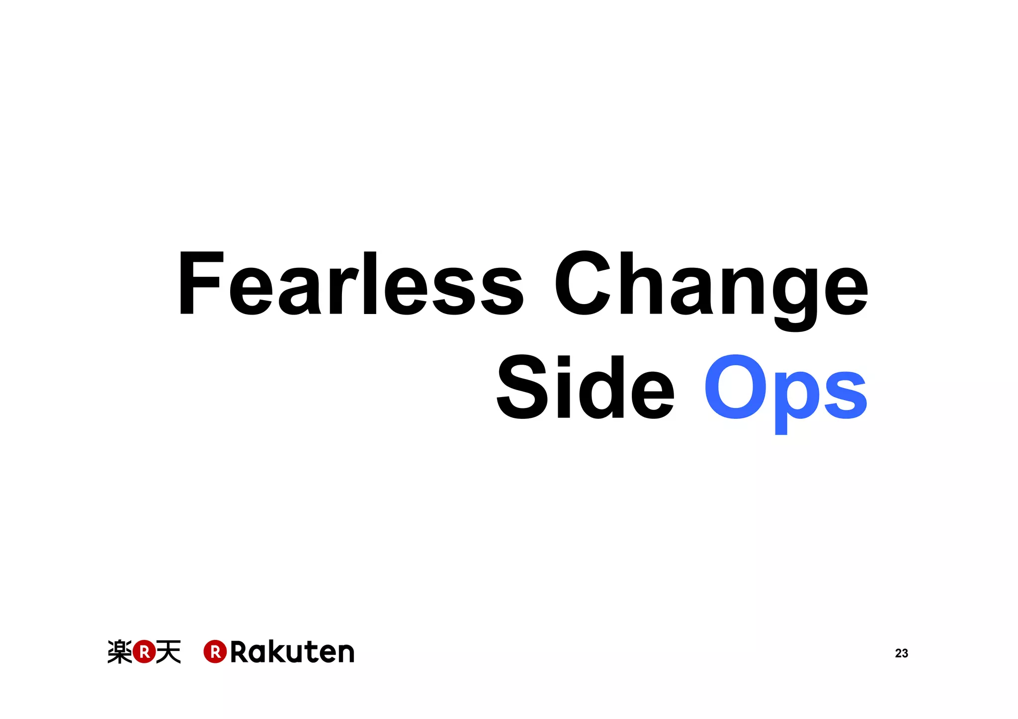 23
Fearless Change	
Side Ops	
 
