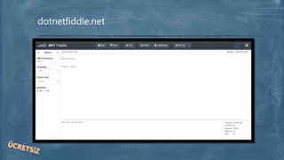 dotnetfiddle.net
 