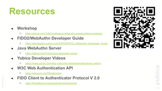 Securing a Web App with Passwordless Web Authentication | PDF