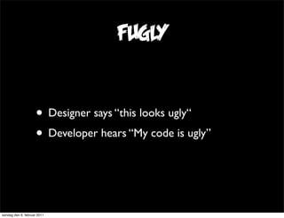 Developer vs. Designer  Slide 11