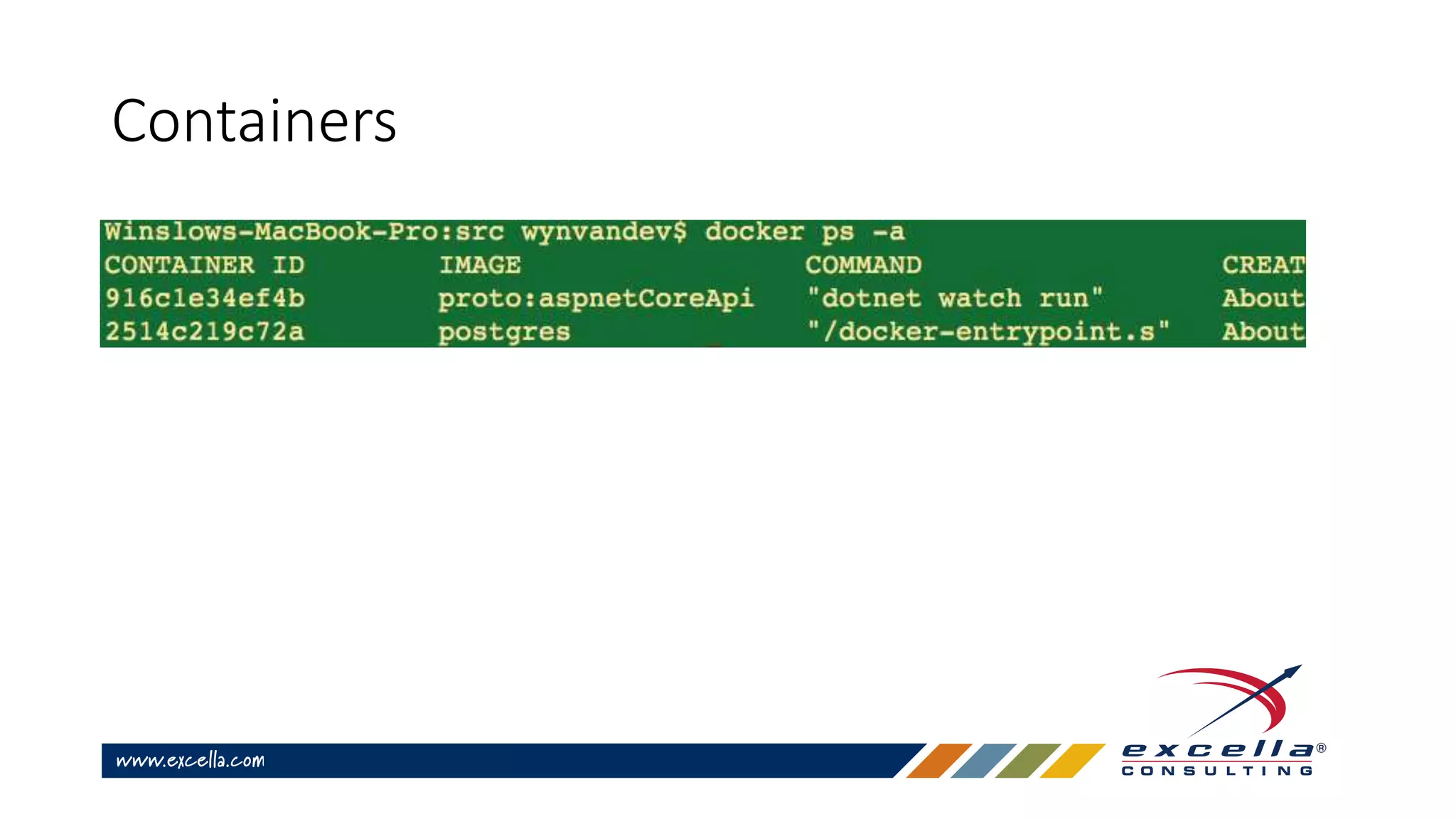 Containers
 
