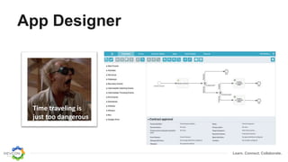 Learn. Connect. Collaborate.
App Designer
Time traveling is
just too dangerous
 