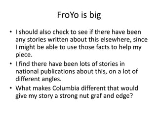 Developing the local story | PPTX