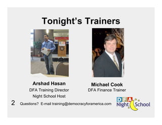 Developing A Finance Plan