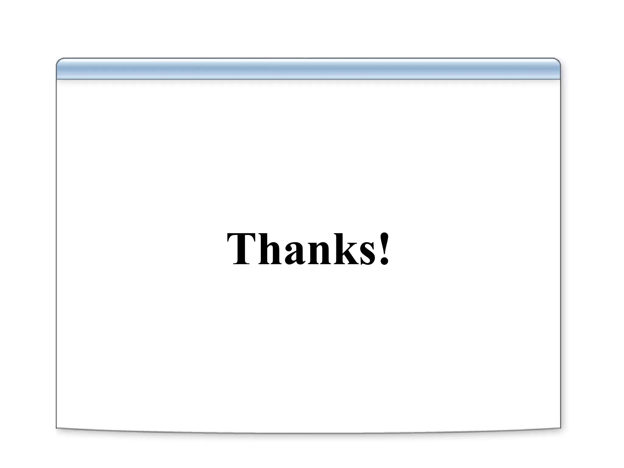 Thanks! 