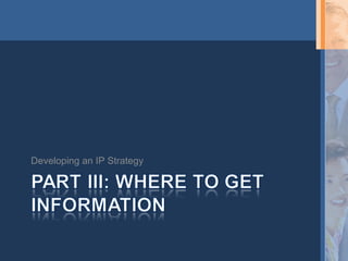 Developing an IP Strategy 