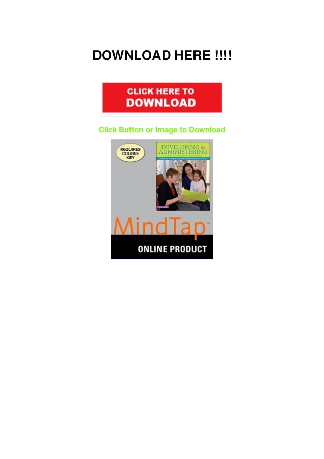P.D.F Developing and Administering a Child Care and