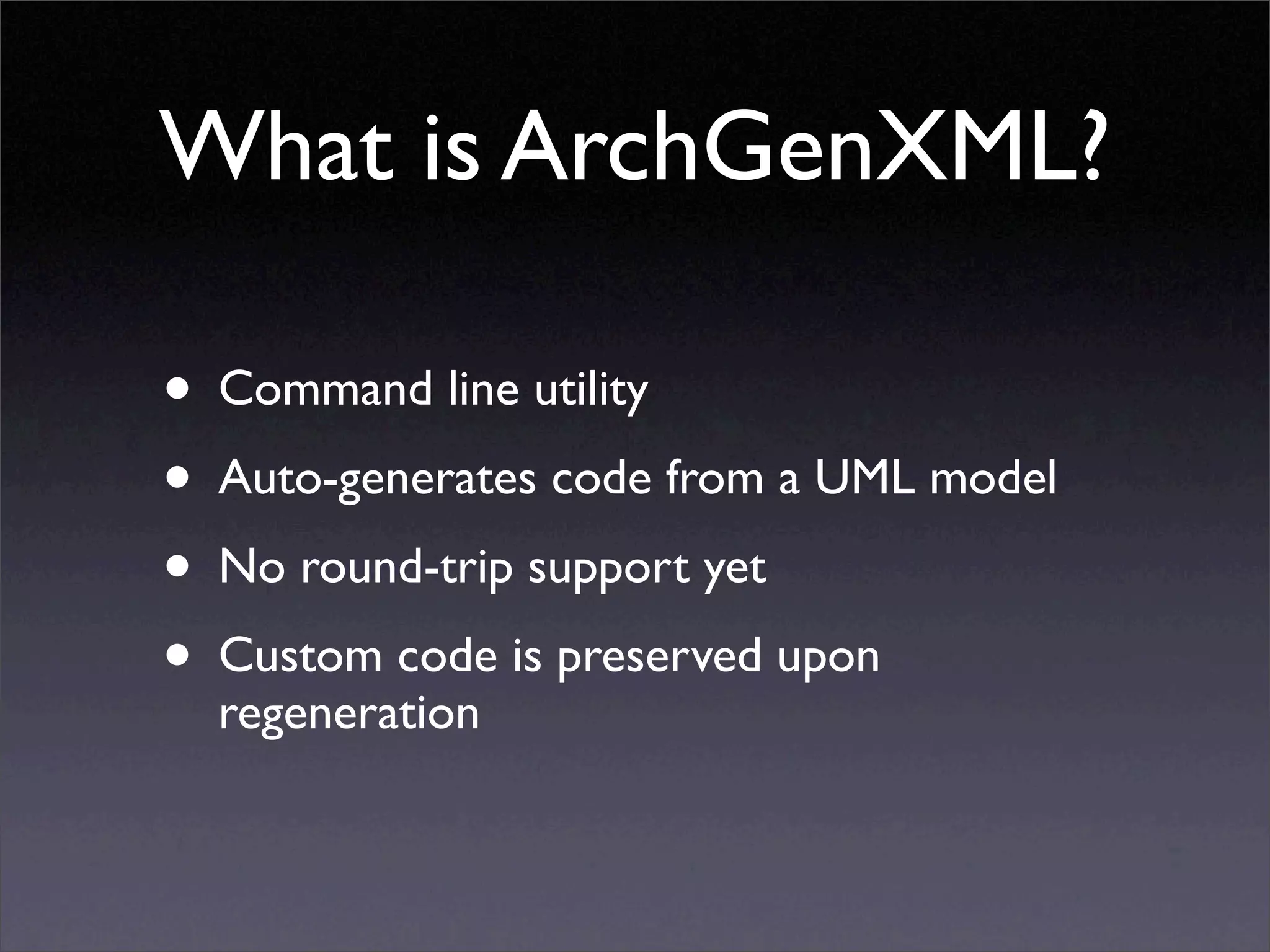 Developing for Plone using ArchGenXML / ArgoUML