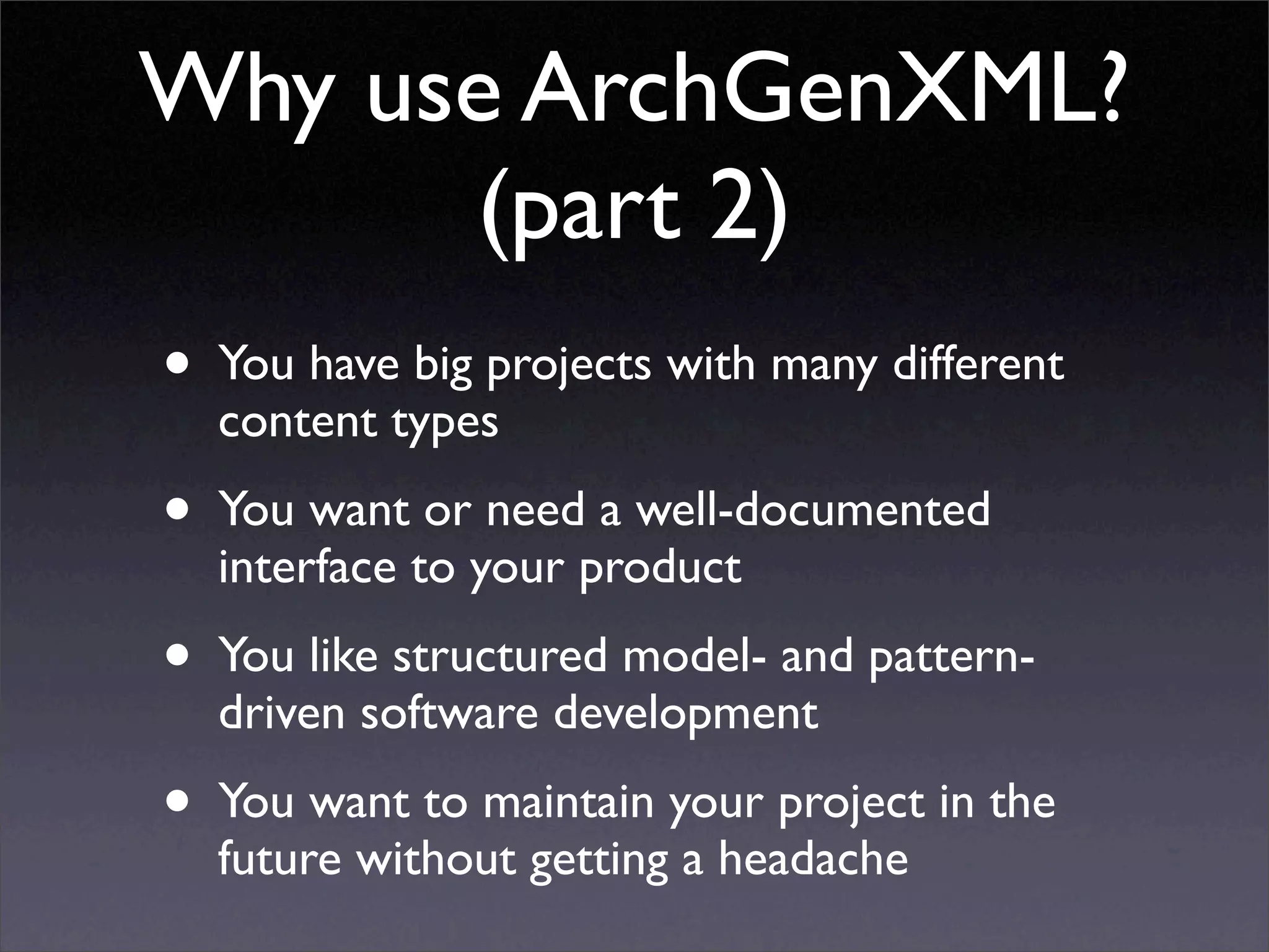 Developing for Plone using ArchGenXML / ArgoUML
