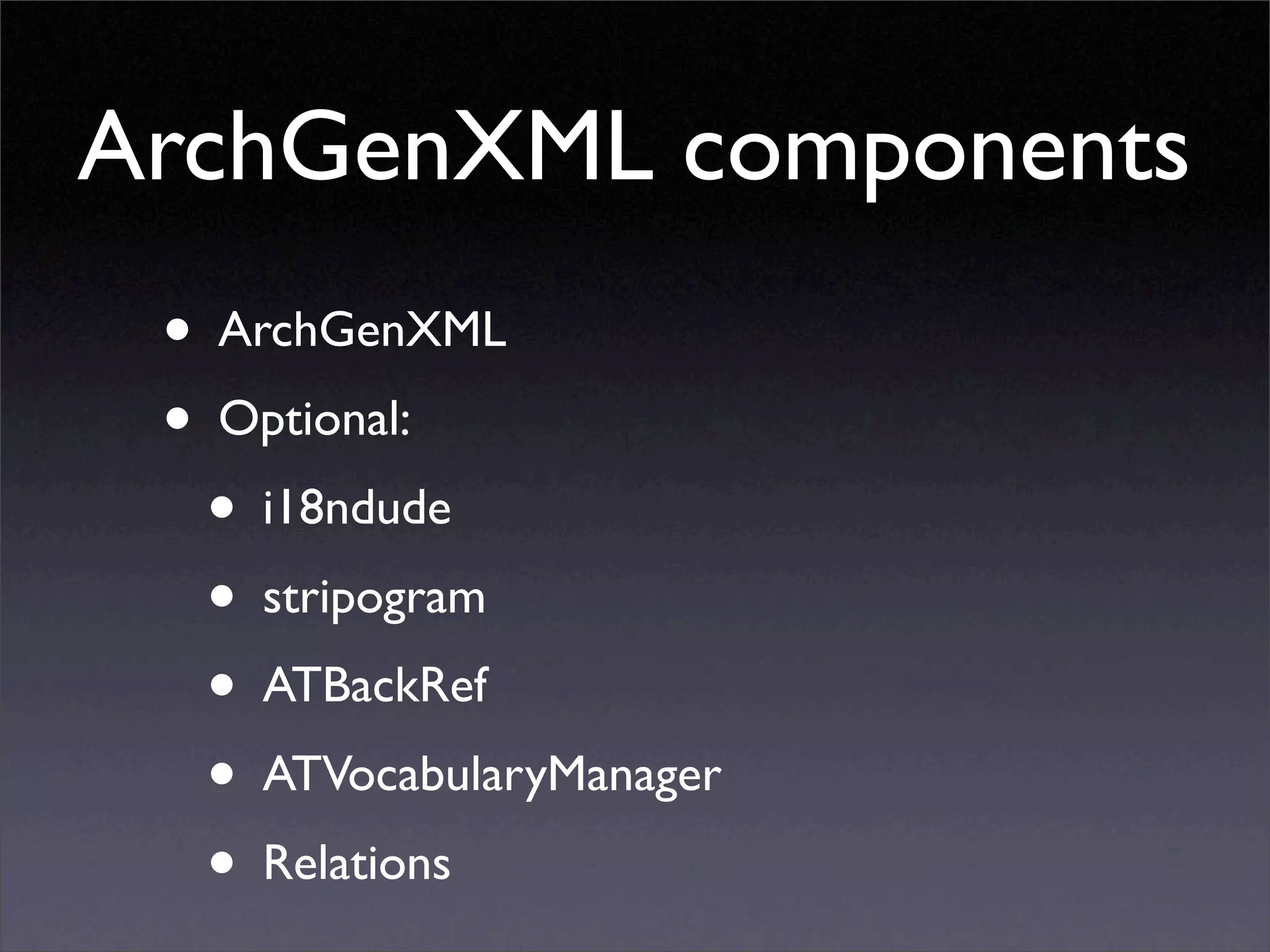 Developing for Plone using ArchGenXML / ArgoUML