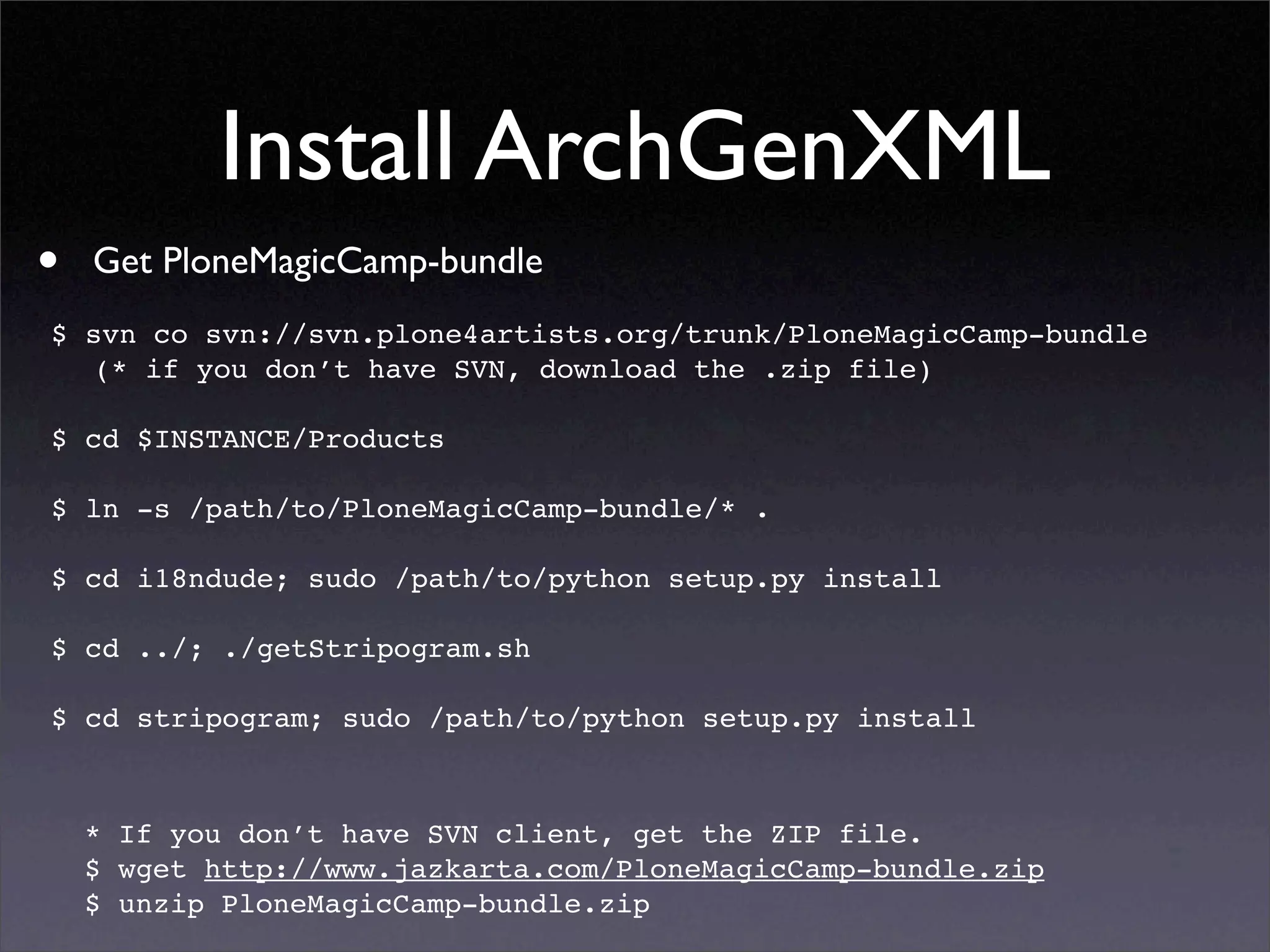 Developing for Plone using ArchGenXML / ArgoUML