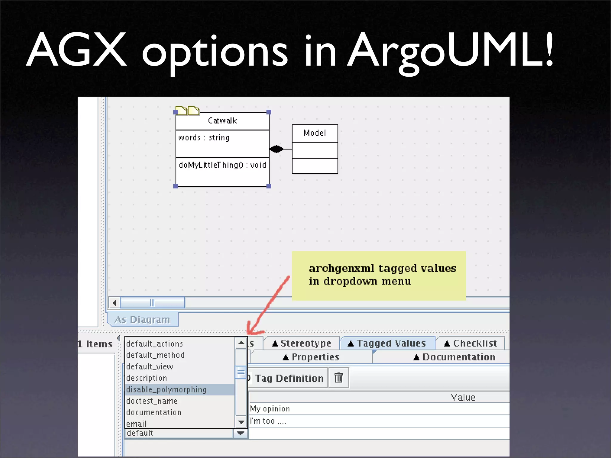 Developing for Plone using ArchGenXML / ArgoUML