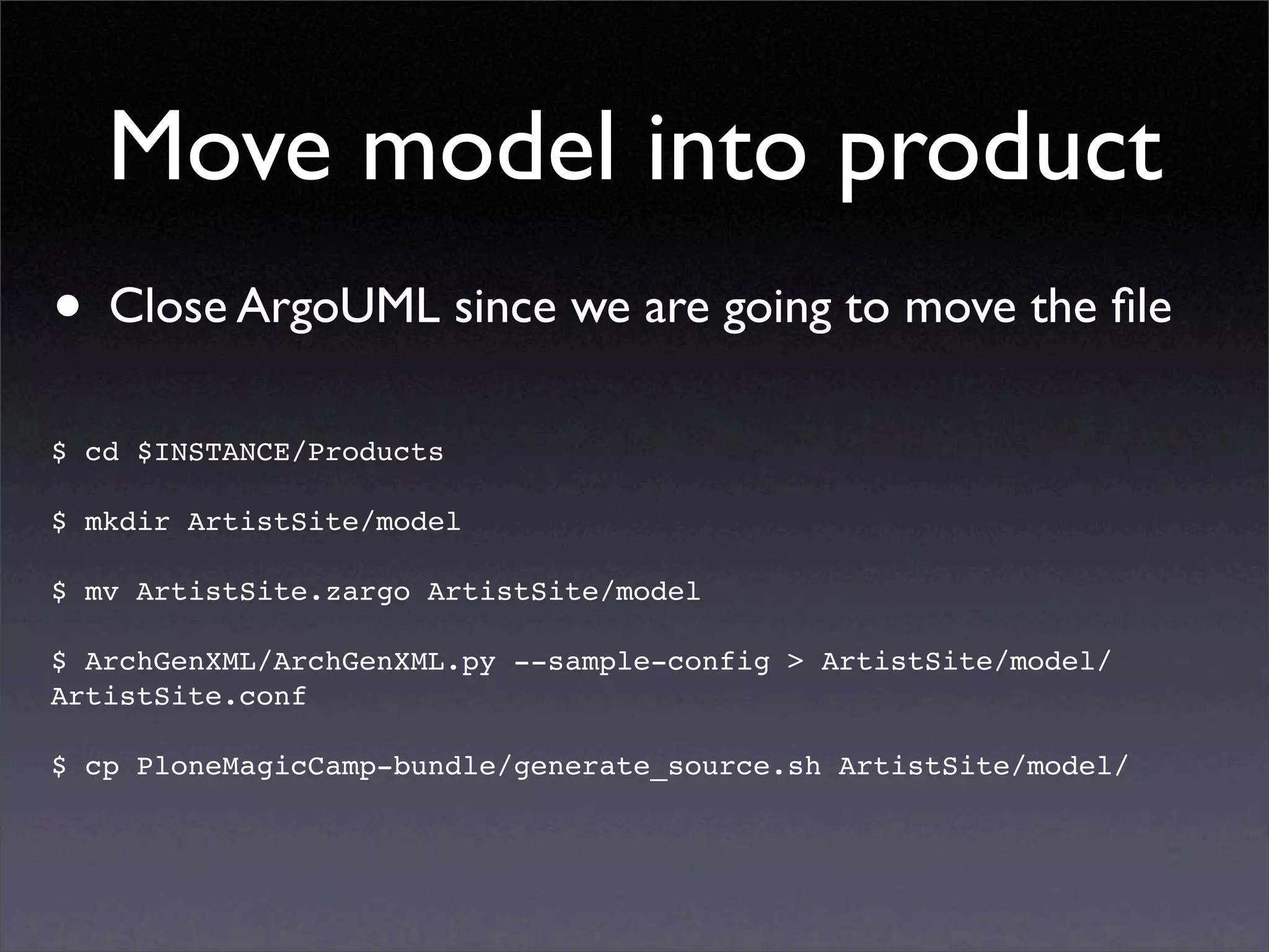 Developing for Plone using ArchGenXML / ArgoUML