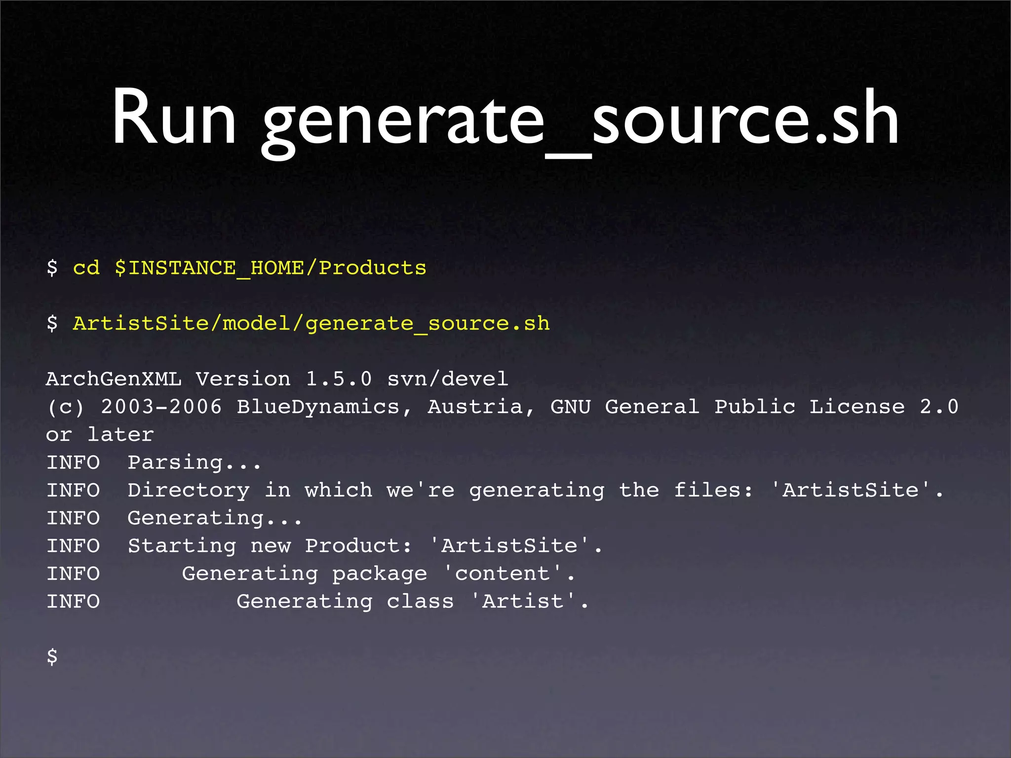 Developing for Plone using ArchGenXML / ArgoUML
